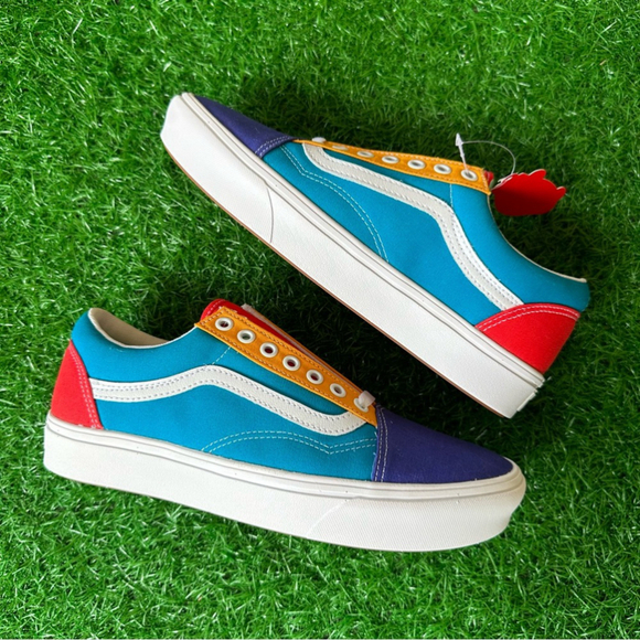 🍀New Vans Comfycush Old Skool Multi Block - Picture 3 of 8